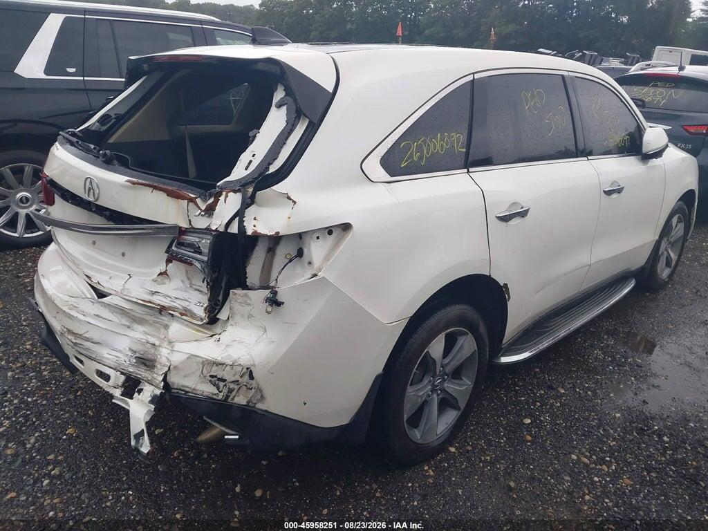 5FRYD4H28EB018337 2014 ACURA MDX photo no. 4