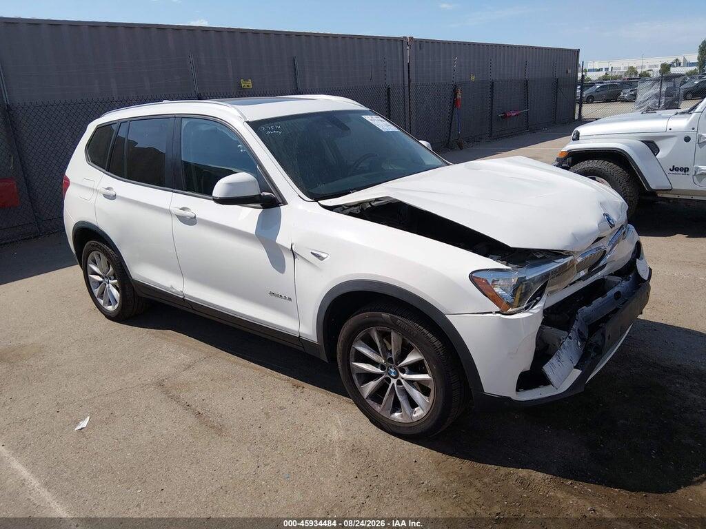 2016 BMW X3 5UXWX9C5XG0D67307