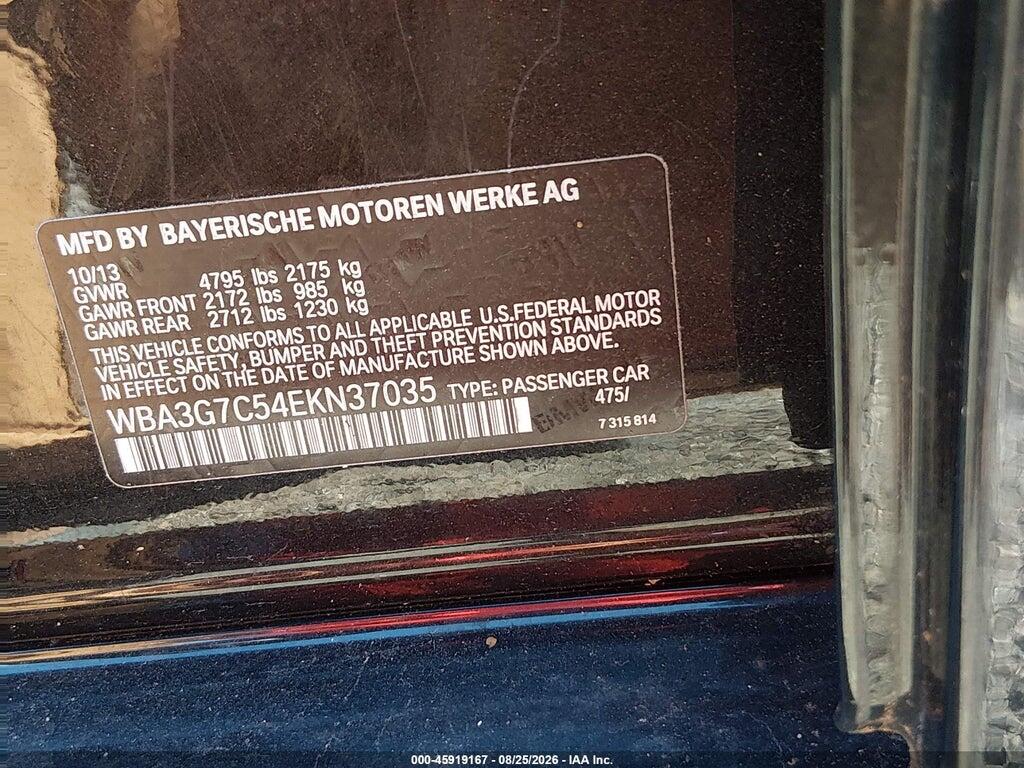 WBA3G7C54EKN37035 2014 BMW 328I photo no. 9