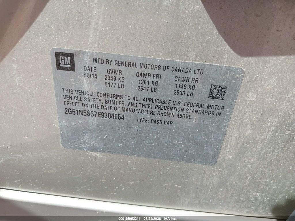 2G61N5S37E9304064 2014 CADILLAC XTS photo no. 9