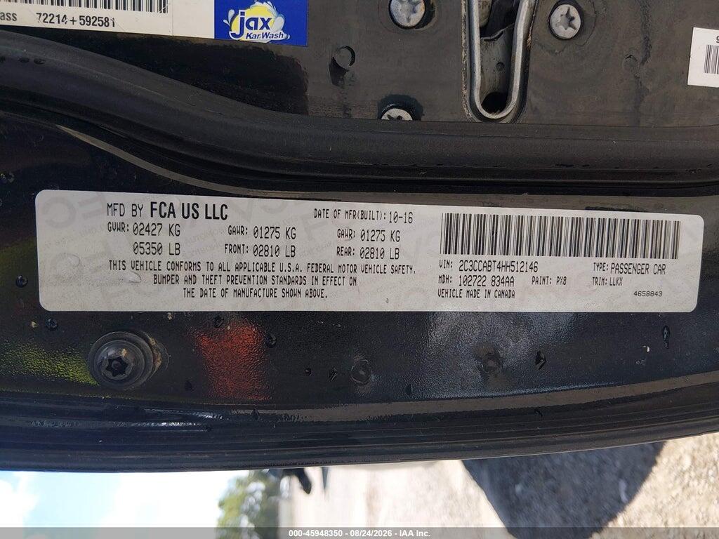 2C3CCABT4HH512146 2017 CHRYSLER 300 photo no. 9