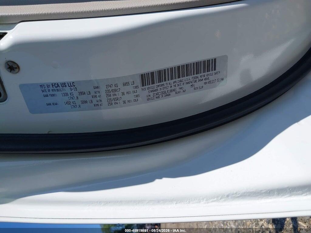2C4RC1BG8LR106401 2020 CHRYSLER PACIFICA photo no. 9