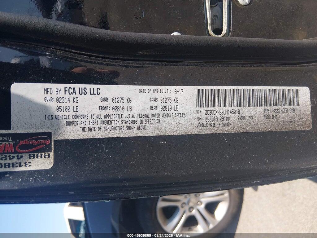 2C3CDXBG0KH573066 2019 DODGE CHARGER photo no. 9