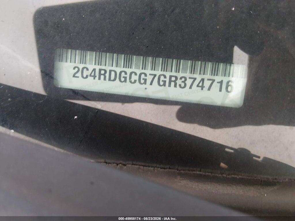 2C4RDGCG7GR374716 2016 DODGE GRAND CARAVAN photo no. 11