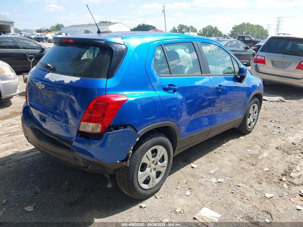 KL7CJKSB9FB090554 2015 CHEVROLET TRAX photo no. 4