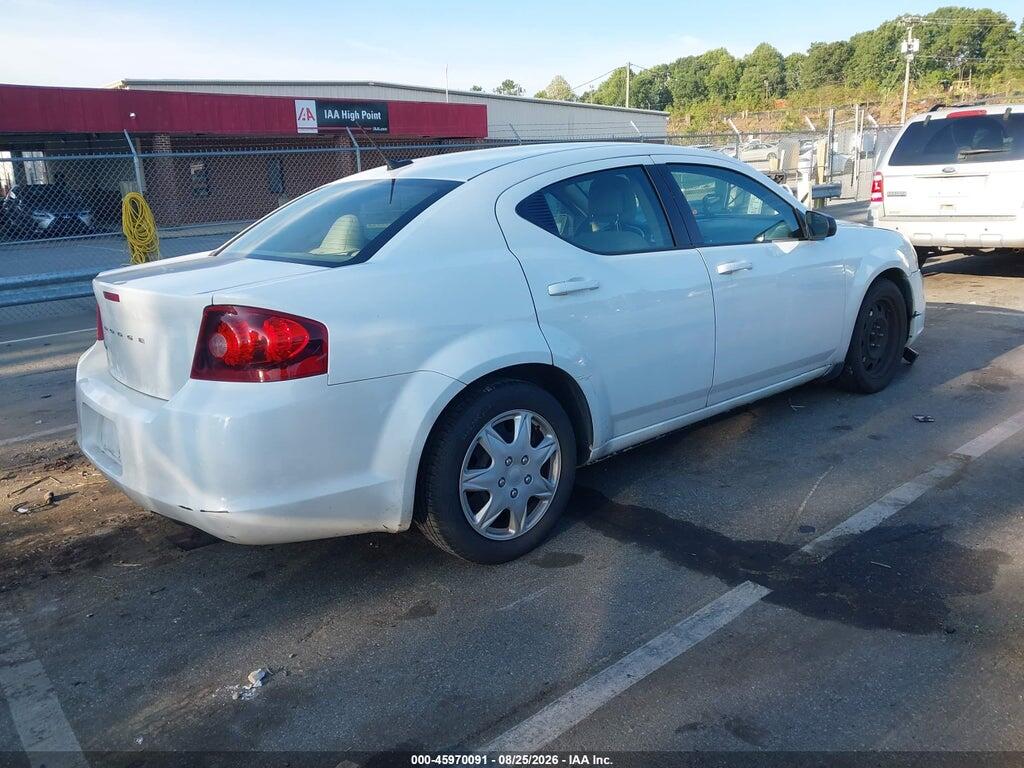1C3CDZAB6EN189385 2014 DODGE AVENGER photo no. 4
