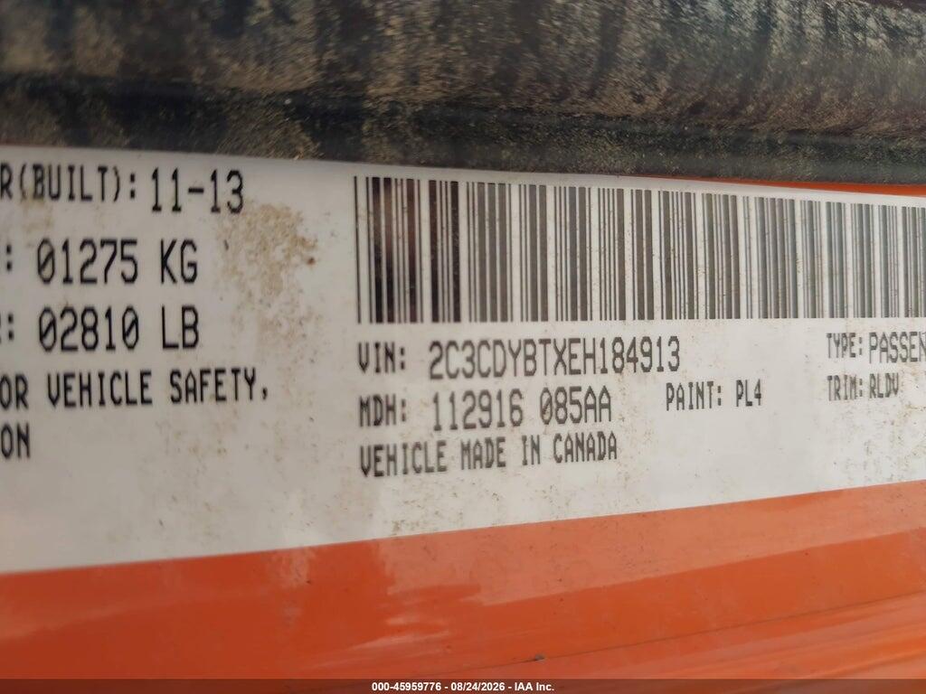 2C3CDYBTXEH184913 2014 DODGE CHALLENGER photo no. 9