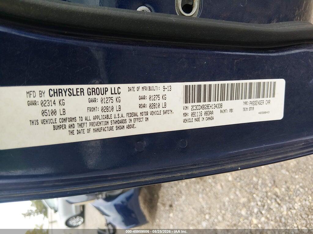 2C3CDXBG9EH134338 2014 DODGE CHARGER photo no. 9