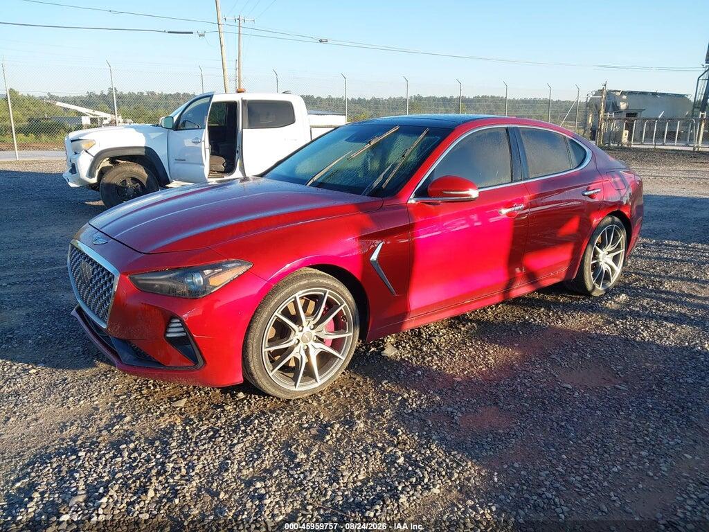 KMTG74LEXLU063663 2020 GENESIS G70 photo no. 2