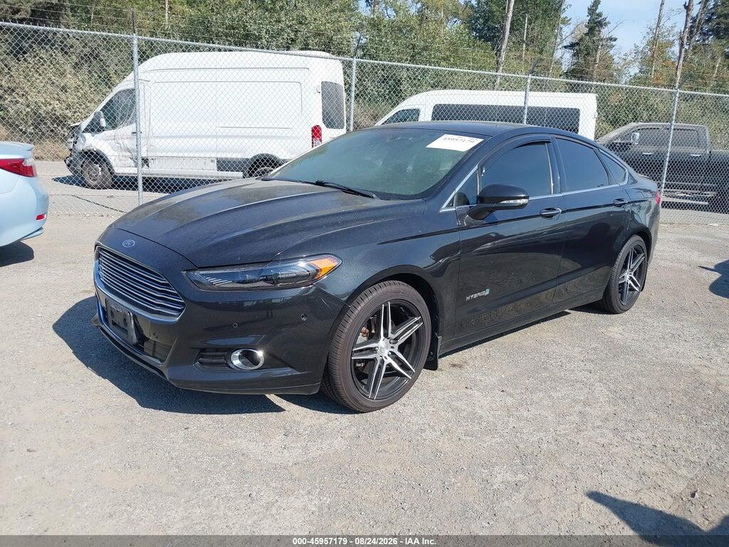 3FA6P0RU4ER357948 2014 FORD FUSION HYBRID photo no. 2