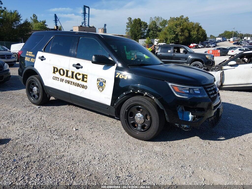 2018 FORD POLICE INTERCEPTOR UTILITY 1FM5K8AR1JGB12399