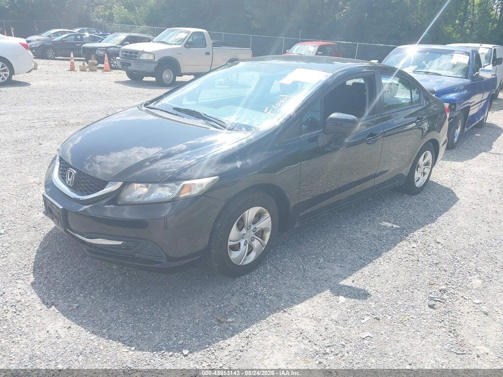 2HGFB2F59EH535528 2014 HONDA CIVIC photo no. 2