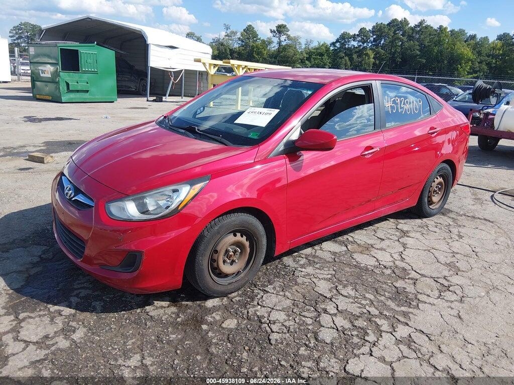 KMHCT4AE1EU693713 2014 HYUNDAI ACCENT photo no. 2
