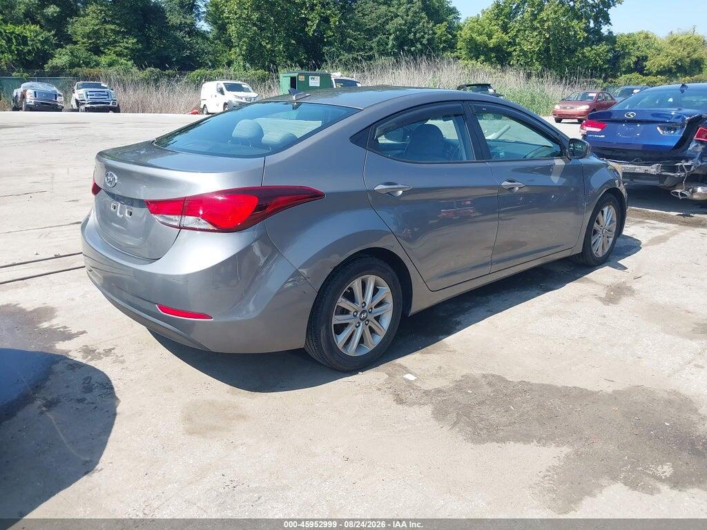 5NPDH4AE7EH502896 2014 HYUNDAI ELANTRA photo no. 4