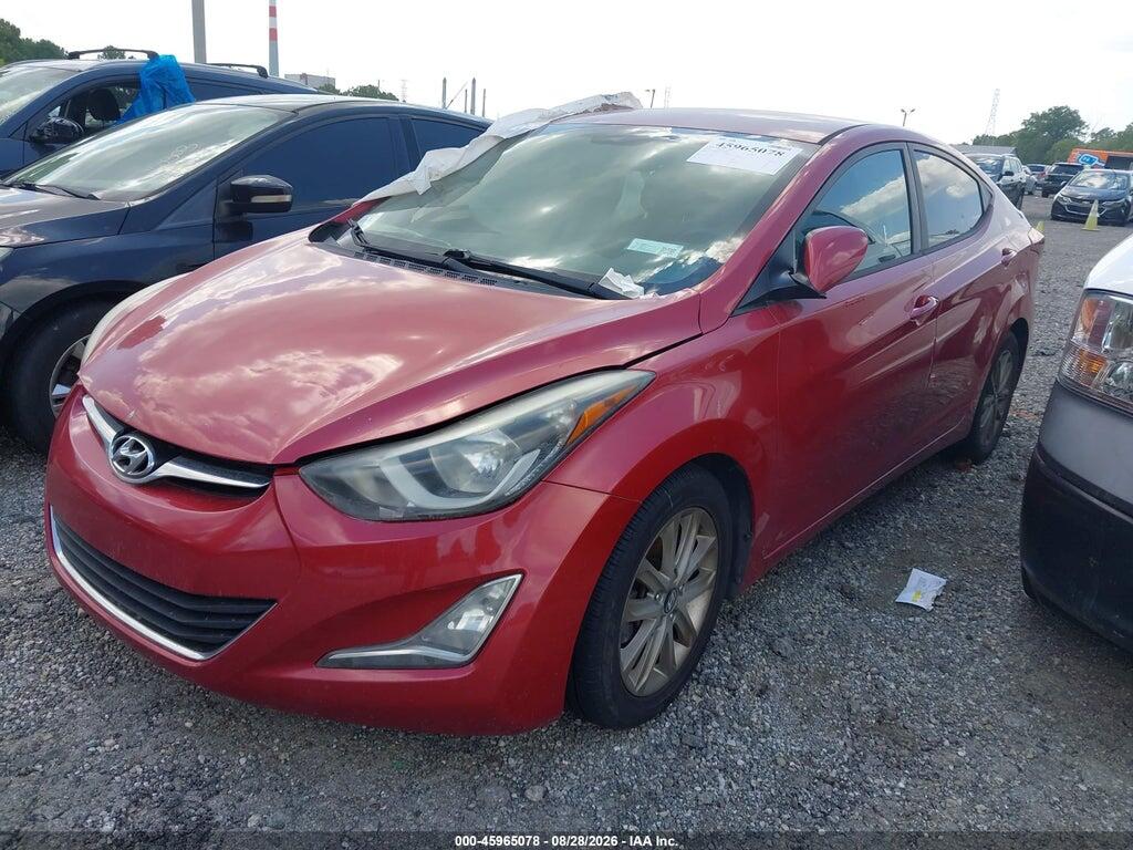 KMHDH4AE6GU489529 2016 HYUNDAI ELANTRA photo no. 2