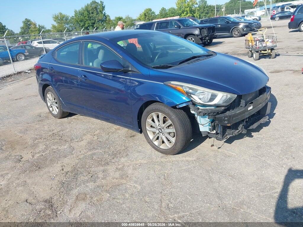 5NPDH4AE2GH653907 2016 HYUNDAI ELANTRA photo no. 1