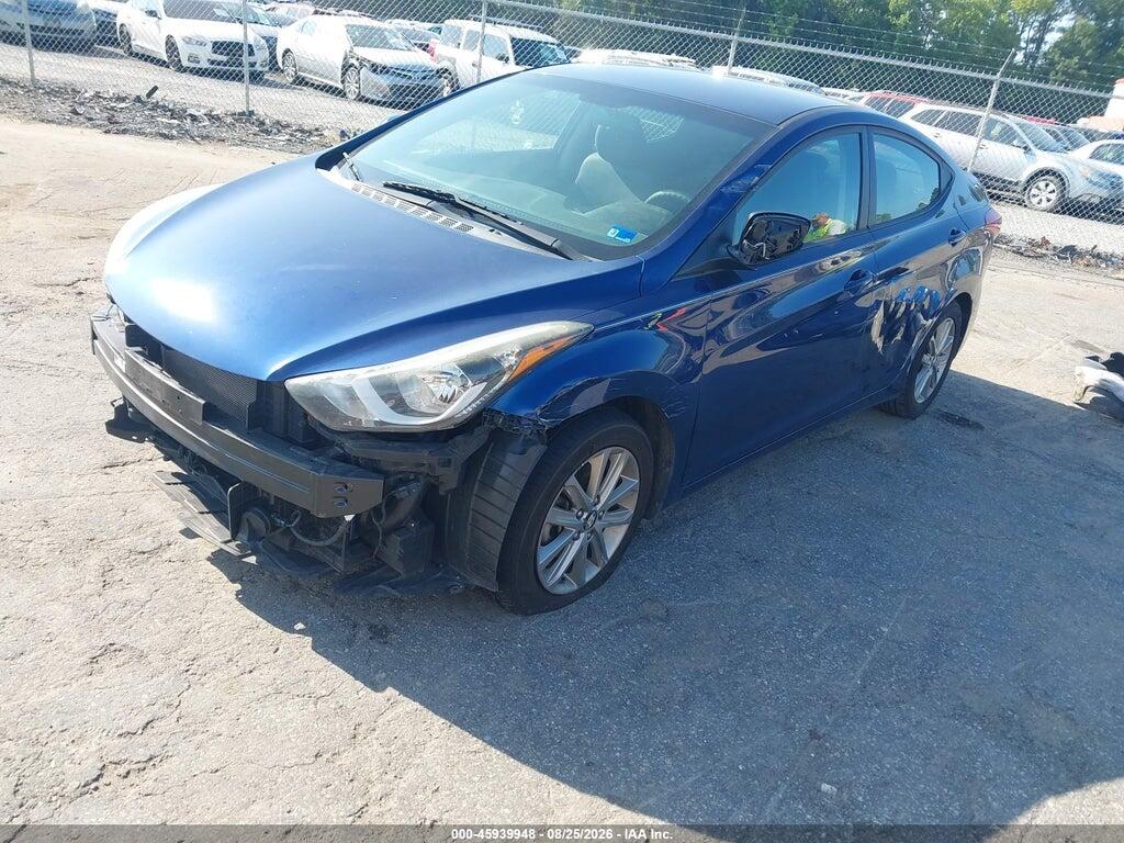5NPDH4AE2GH653907 2016 HYUNDAI ELANTRA photo no. 2