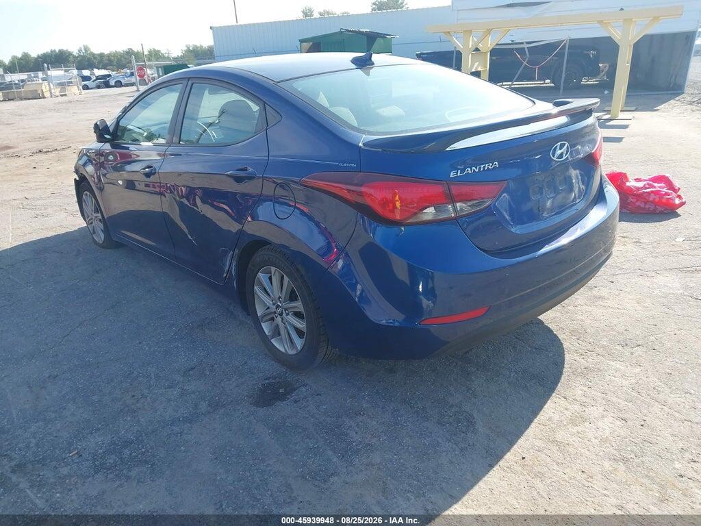 5NPDH4AE2GH653907 2016 HYUNDAI ELANTRA photo no. 3