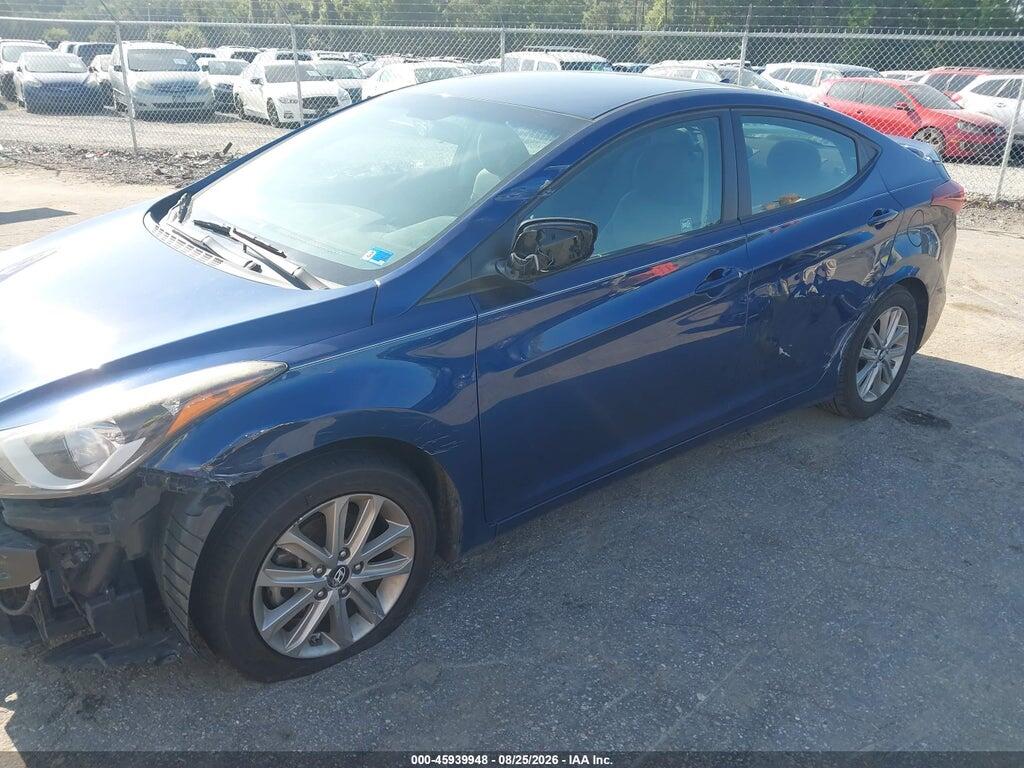 5NPDH4AE2GH653907 2016 HYUNDAI ELANTRA photo no. 6