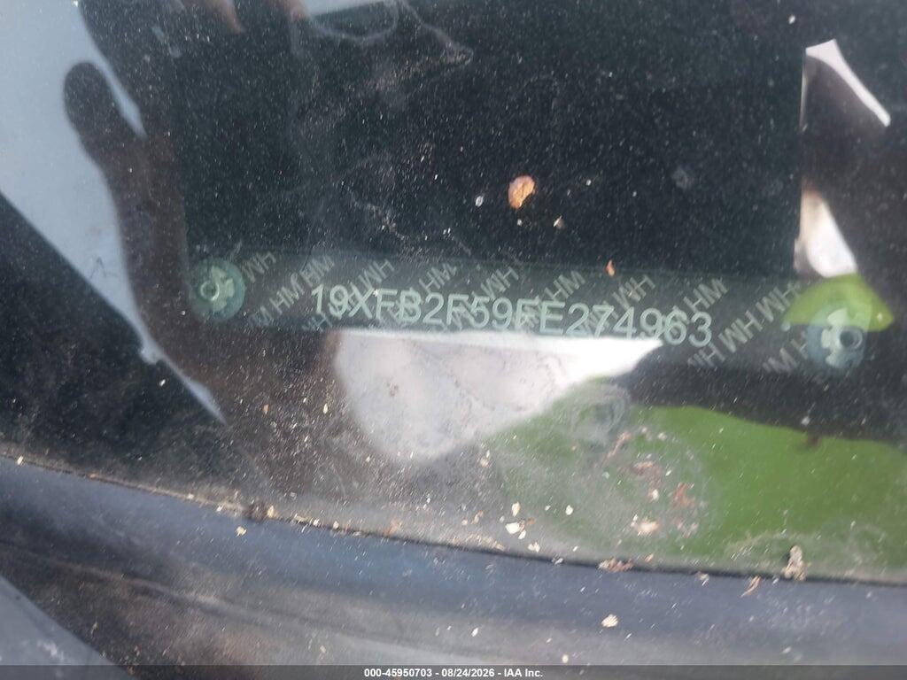 19XFB2F59FE274963 2015 HONDA CIVIC photo no. 9