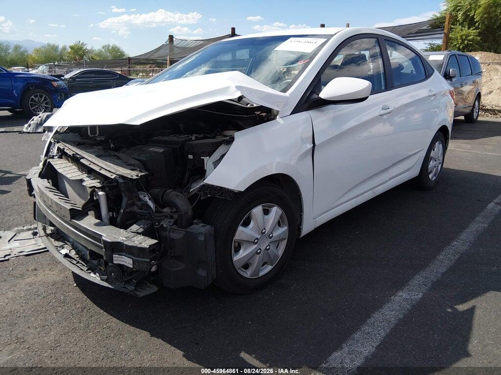 KMHCT4AE4FU863547 2015 HYUNDAI ACCENT photo no. 2