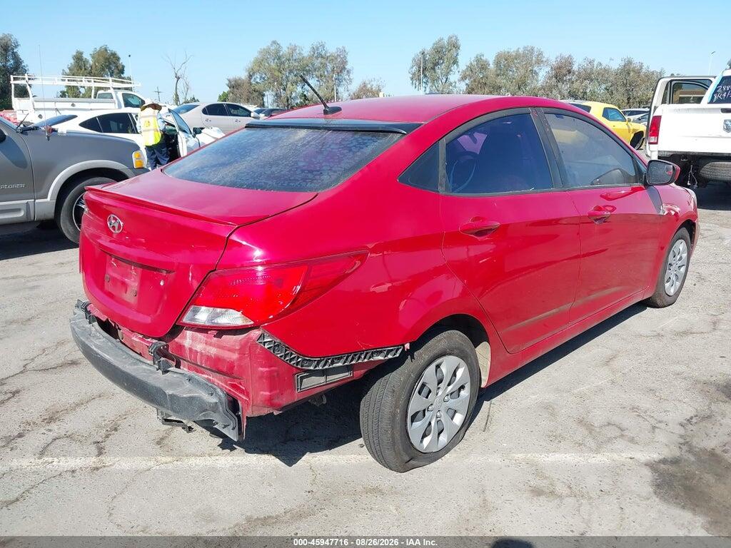 KMHCT4AE4FU935363 2015 HYUNDAI ACCENT photo no. 4