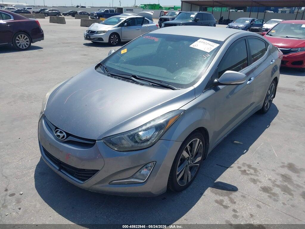 KMHDH4AE9FU390301 2015 HYUNDAI ELANTRA photo no. 2