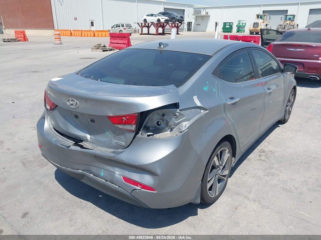 KMHDH4AE9FU390301 2015 HYUNDAI ELANTRA photo no. 4