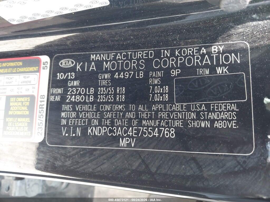 KNDPC3AC4E7554768 2014 KIA SPORTAGE photo no. 9