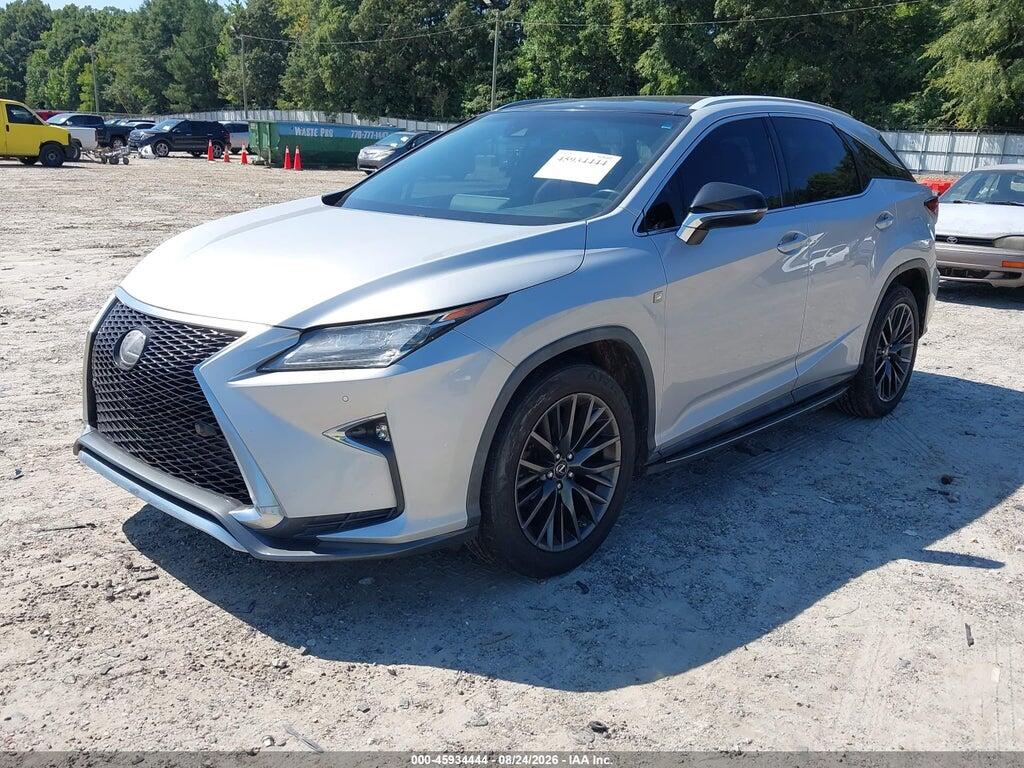 2T2BZMCA0GC052878 2016 LEXUS RX 350 photo no. 2