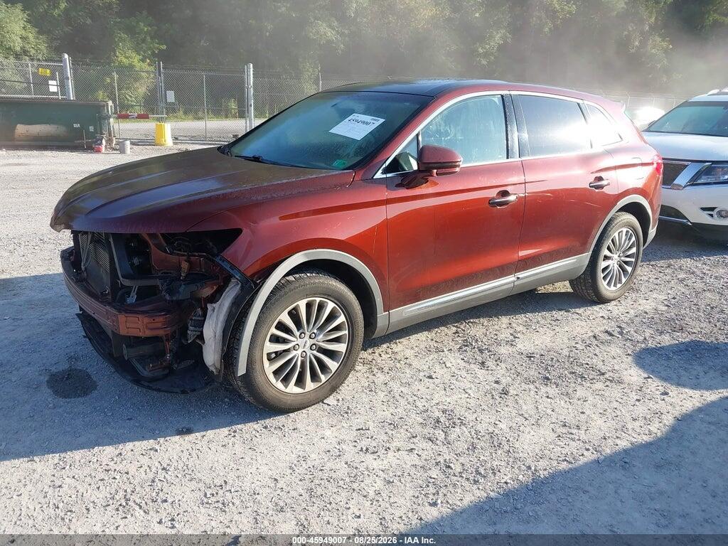 2LMTJ8KR9GBL80341 2016 LINCOLN MKX photo no. 2