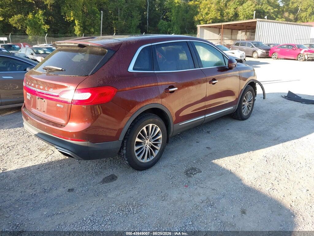2LMTJ8KR9GBL80341 2016 LINCOLN MKX photo no. 4