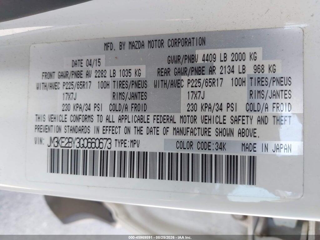 JM3KE2BY3G0660673 2016 MAZDA CX-5 photo no. 9