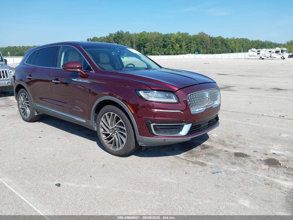 2019 LINCOLN NAUTILUS 2LMPJ6L99KBL33744