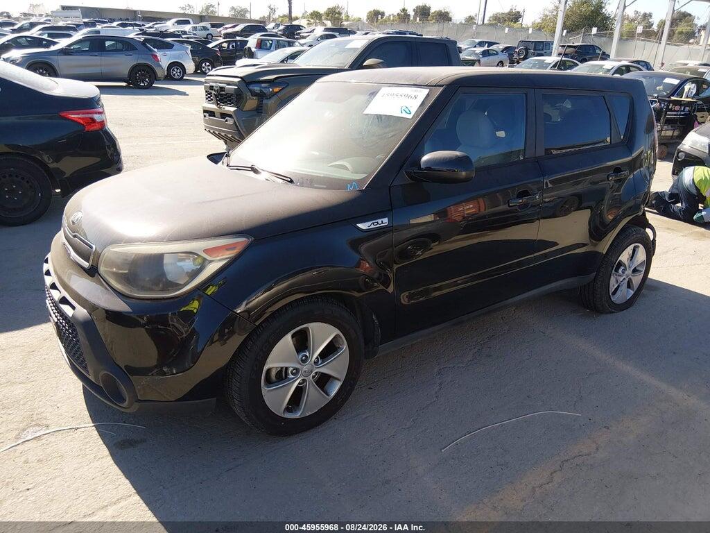 KNDJN2A20F7194546 2015 KIA SOUL photo no. 2