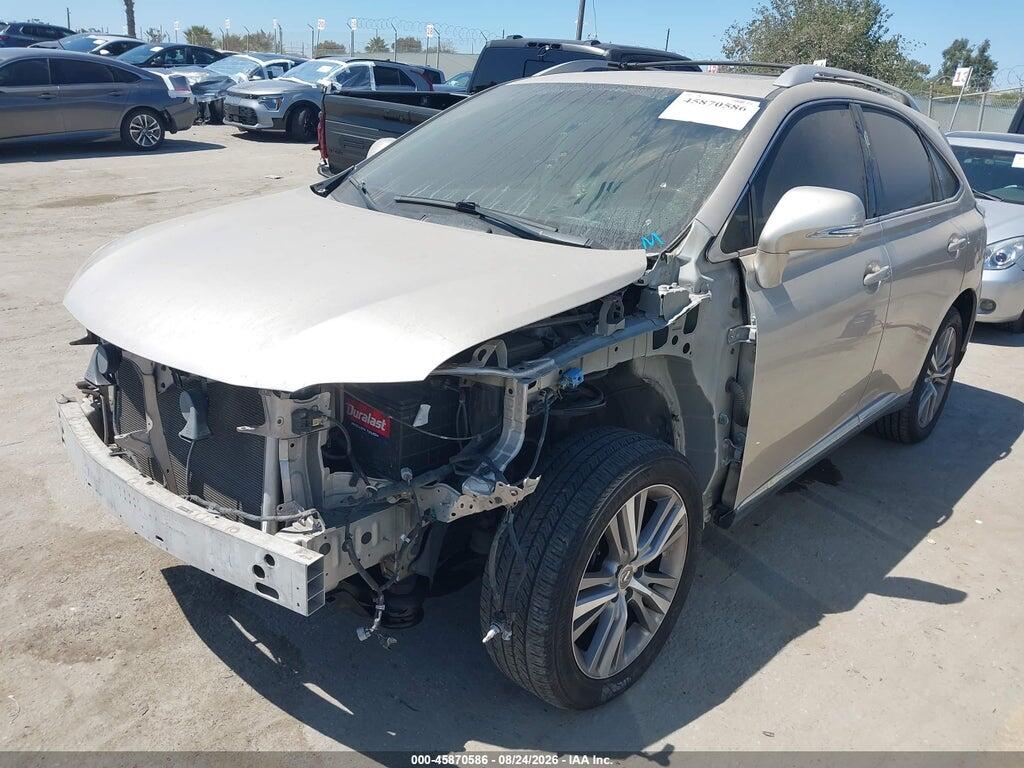 2T2BK1BA6FC287224 2015 LEXUS RX 350 photo no. 2
