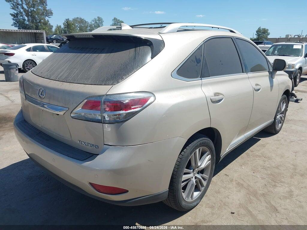 2T2BK1BA6FC287224 2015 LEXUS RX 350 photo no. 4