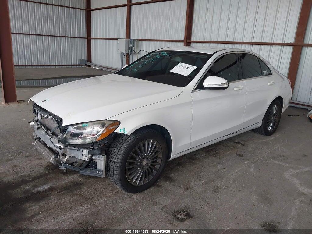 55SWF4KB3FU034599 2015 MERCEDES-BENZ C 300 photo no. 2