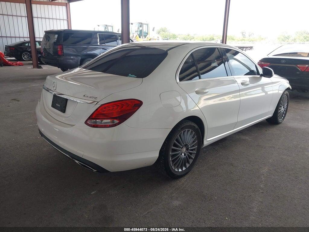 55SWF4KB3FU034599 2015 MERCEDES-BENZ C 300 photo no. 4