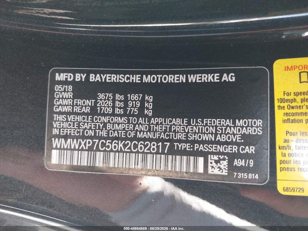 WMWXP7C56K2C62817 2019 MINI HARDTOP photo no. 9