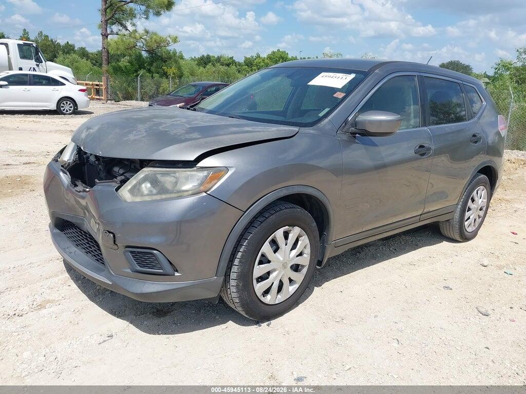KNMAT2MT9GP601663 2016 NISSAN ROGUE photo no. 2