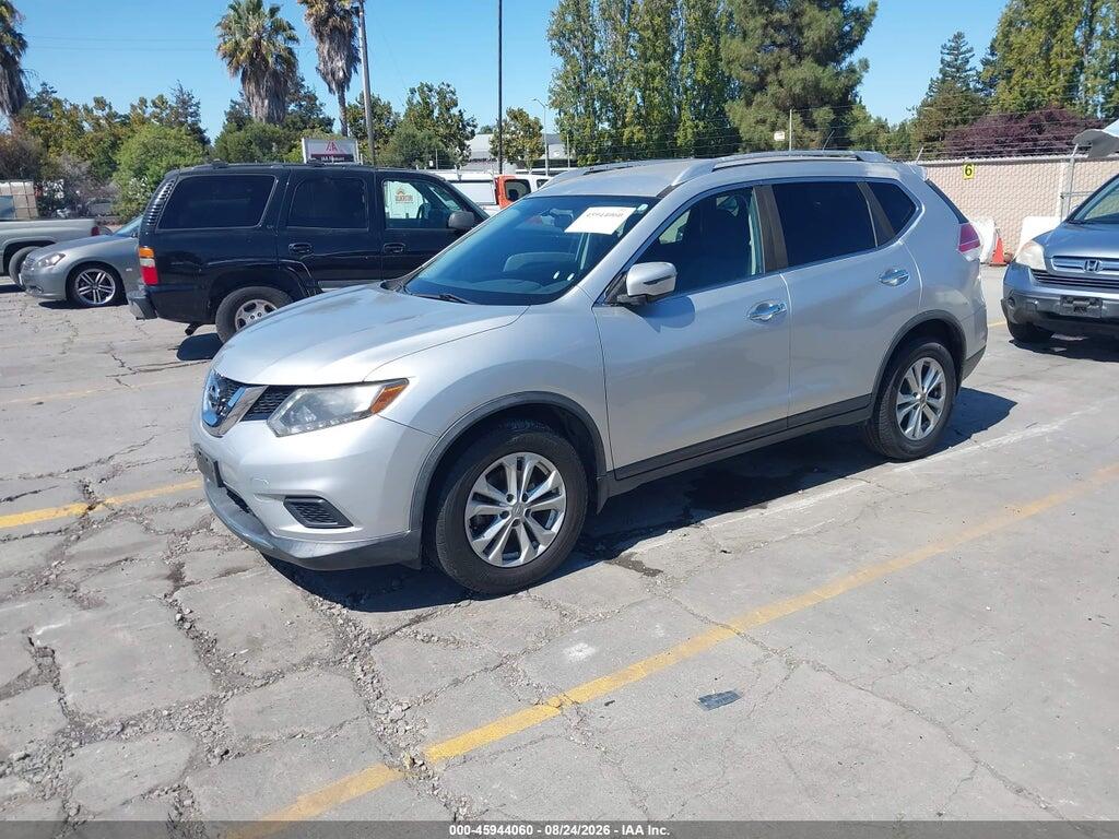 KNMAT2MT2GP684546 2016 NISSAN ROGUE photo no. 2