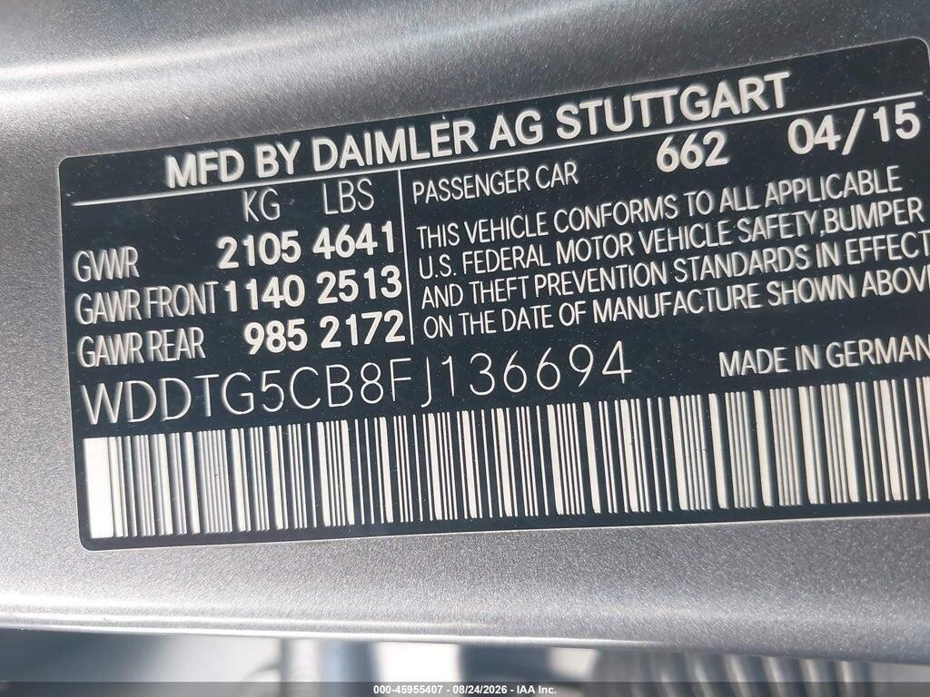 WDDTG5CB8FJ136694 2015 MERCEDES-BENZ GLA 45 AMG photo no. 9