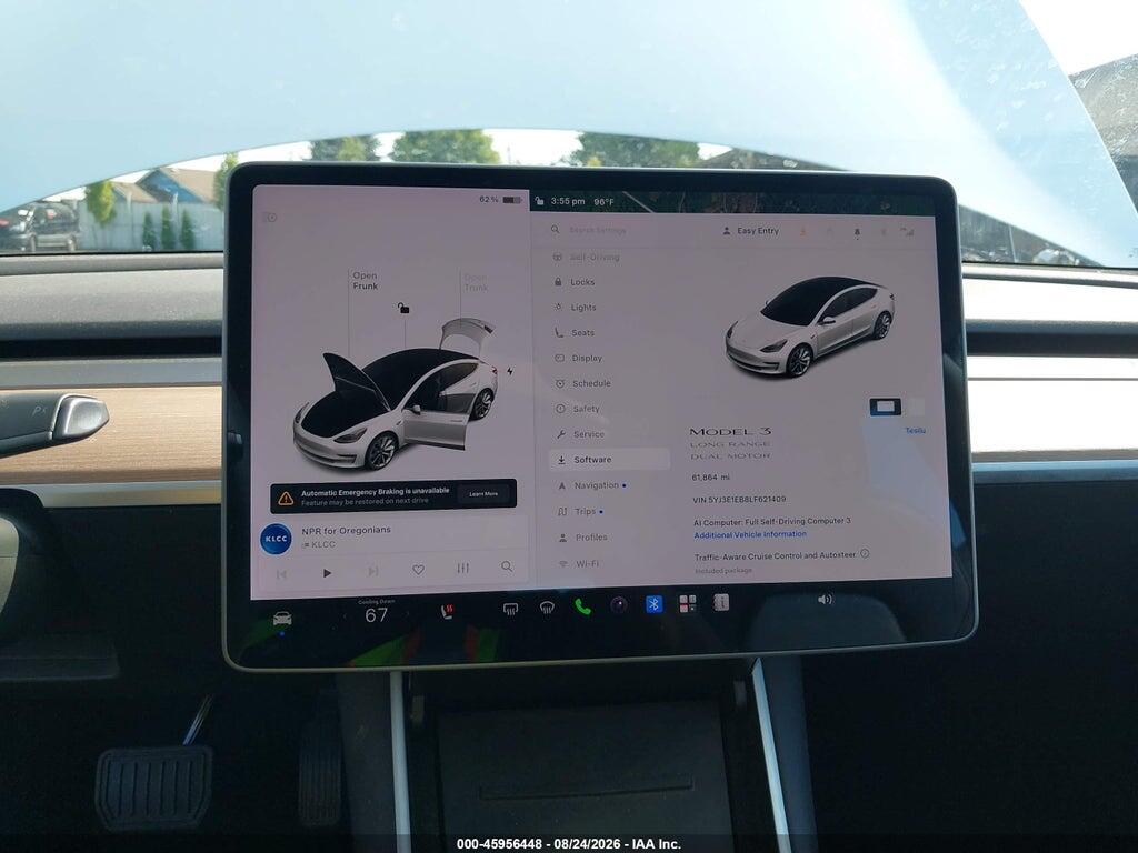 5YJ3E1EB8LF621409 2020 TESLA MODEL 3 photo no. 7