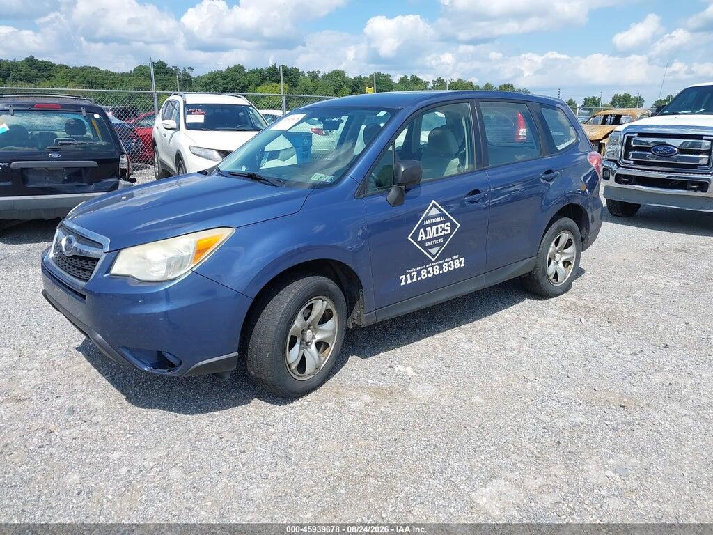 JF2SJAAC1EH442784 2014 SUBARU FORESTER photo no. 2