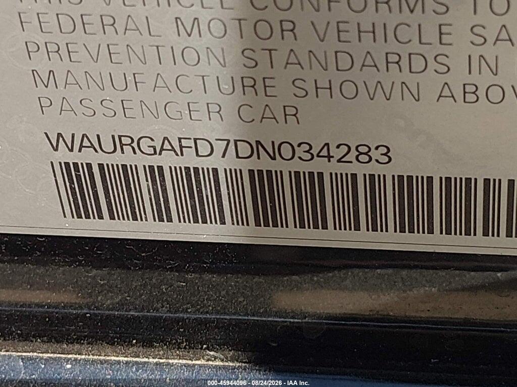 WAURGAFD7DN034283 2013 AUDI A8 L photo no. 9