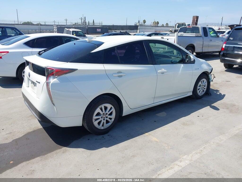 JTDKBRFU7G3512557 2016 TOYOTA PRIUS photo no. 4