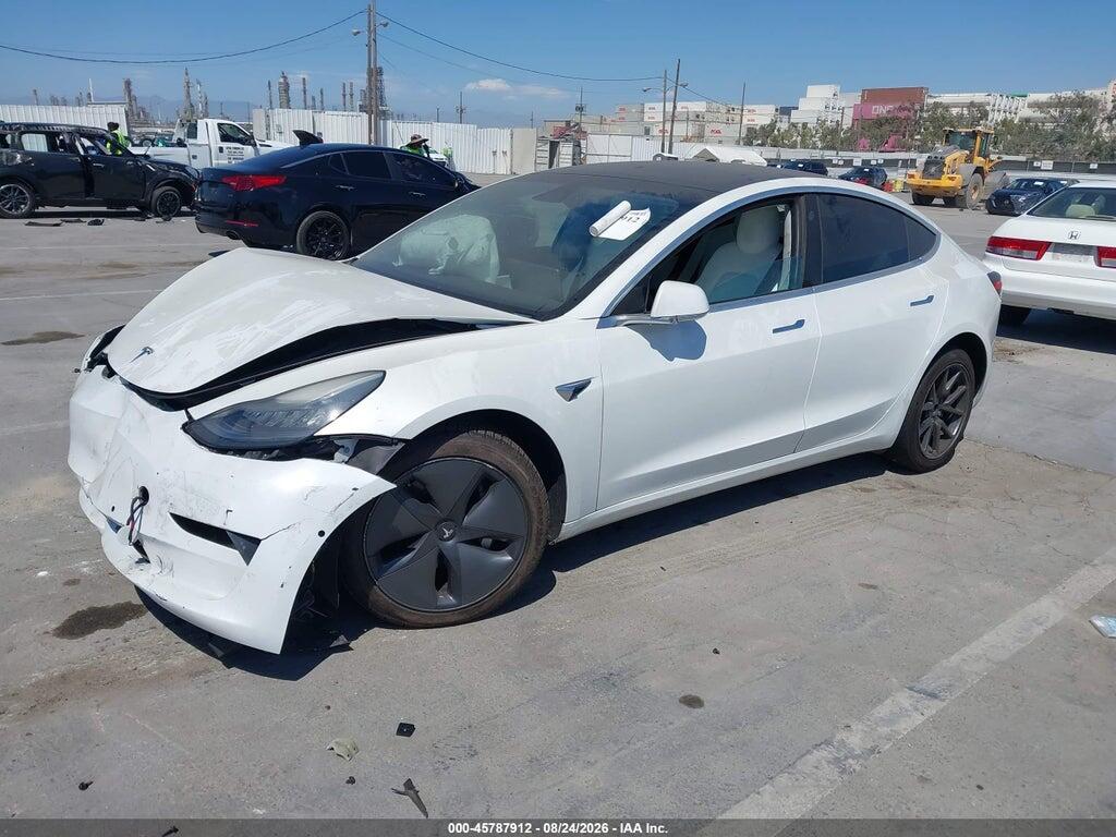 5YJ3E1EB2KF513124 2019 TESLA MODEL 3 photo no. 2