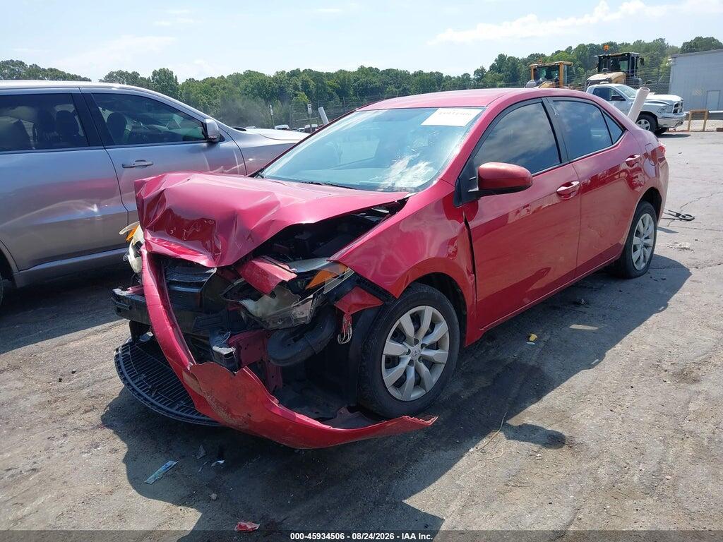 2T1BURHE8FC334356 2015 TOYOTA COROLLA photo no. 2