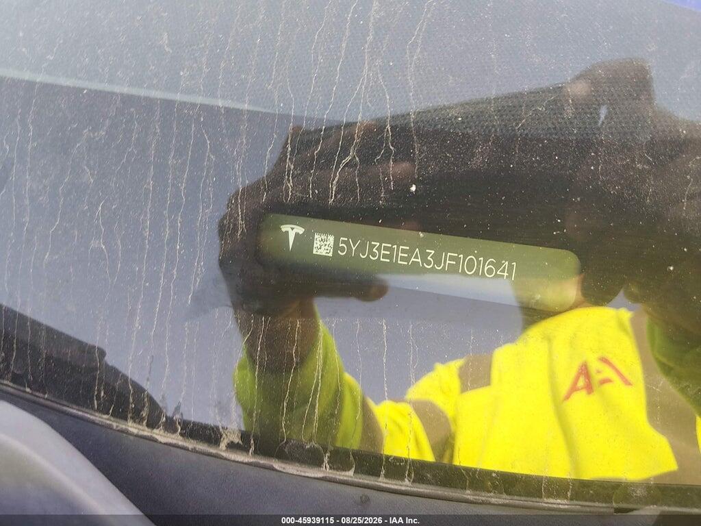 5YJ3E1EA3JF101641 2018 TESLA MODEL 3 photo no. 9